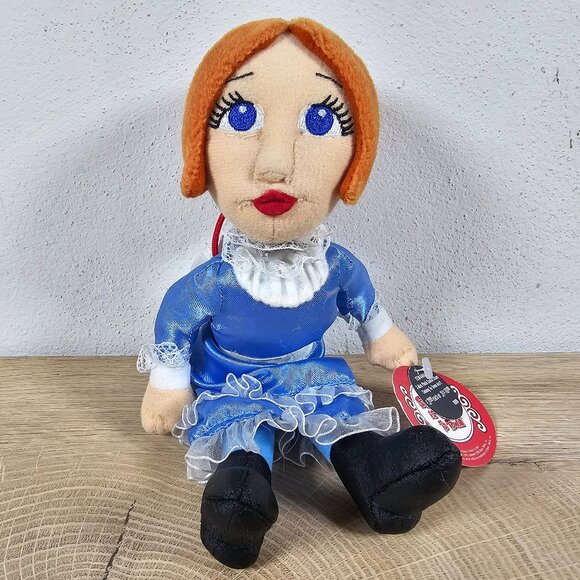 Stuffins Santa Claus Is Coming To Town Miss Jessica Plush Doll w/ Tags VTG 8" - Picture 2 of 12